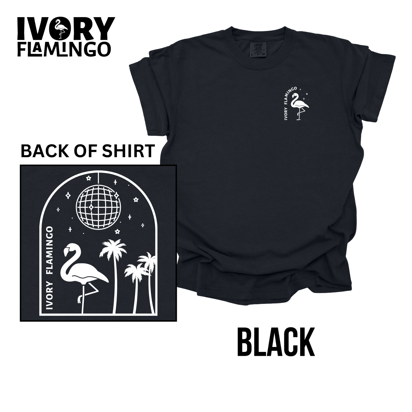 Ivory Flamingo Disco