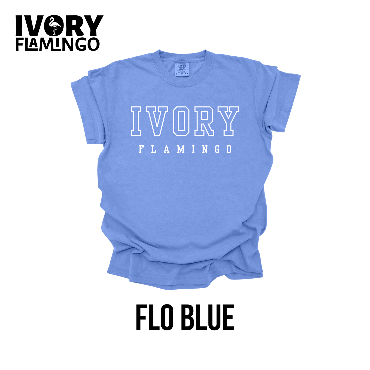 Ivory Flamingo Collegiate Logo