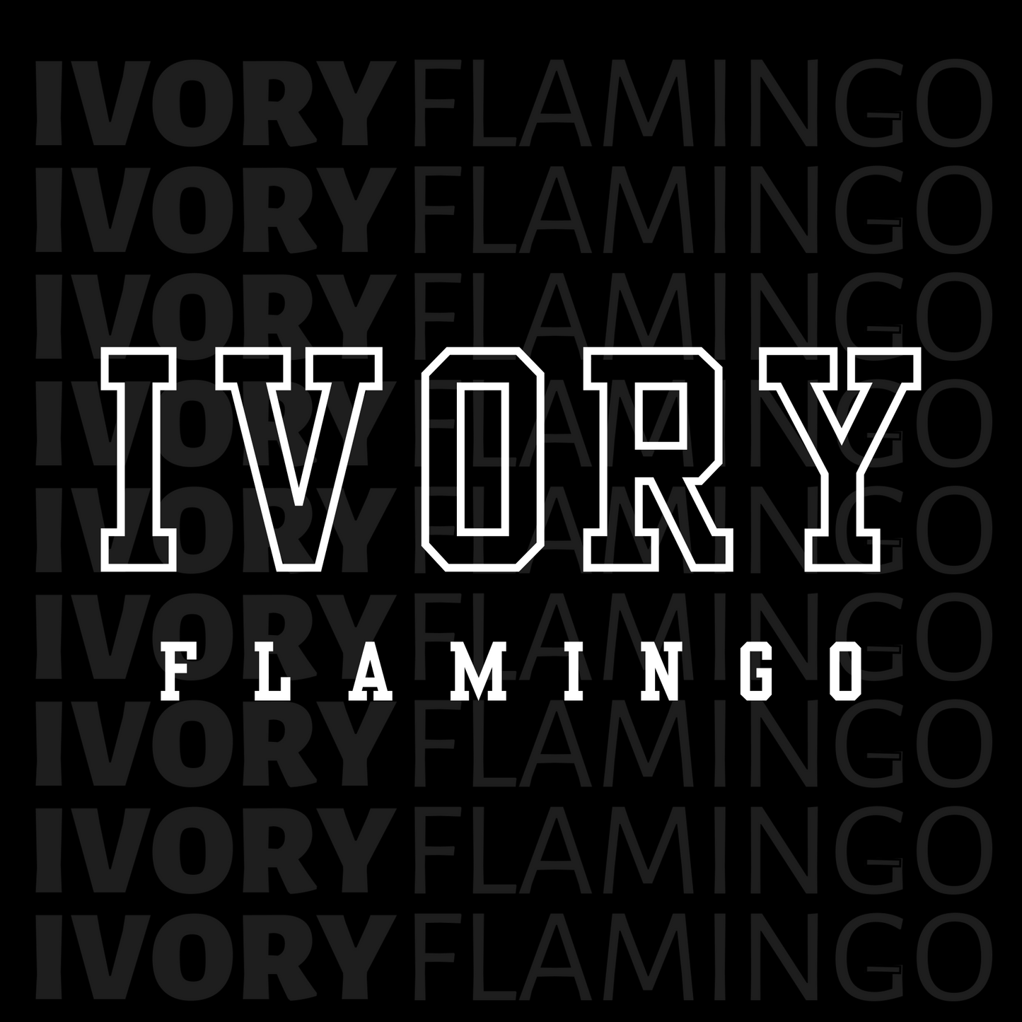 Ivory Flamingo Collegiate Logo