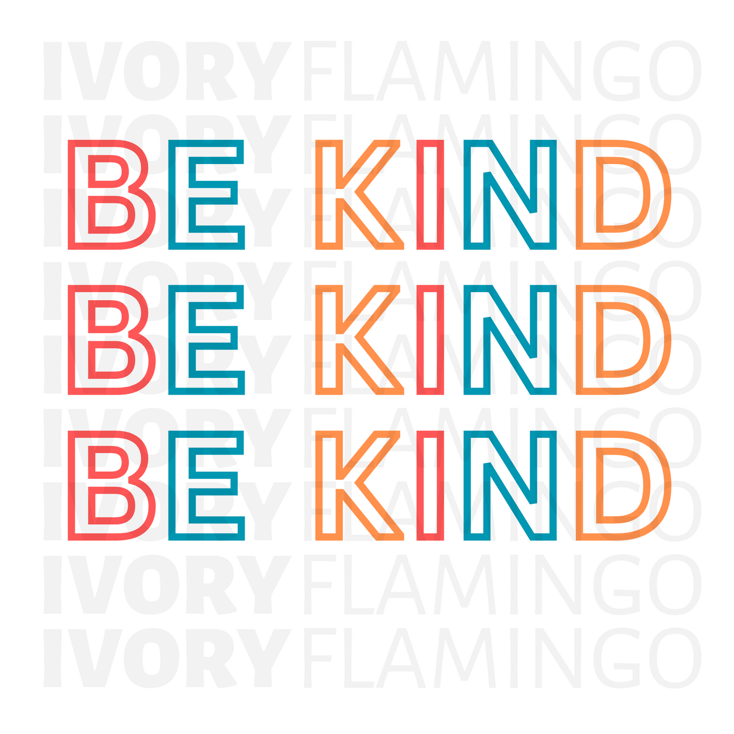 Be Kind Color Block Crewneck