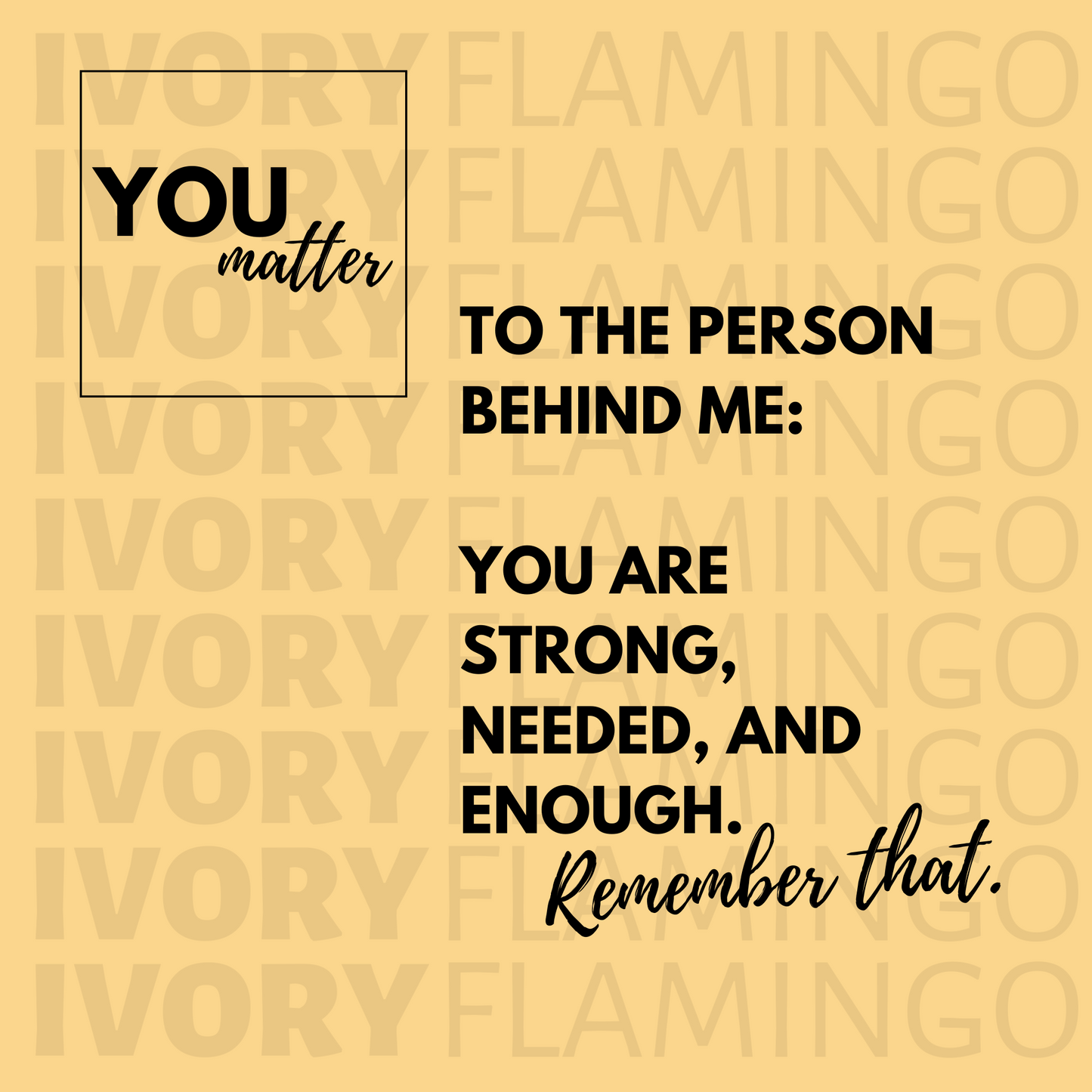 You Matter