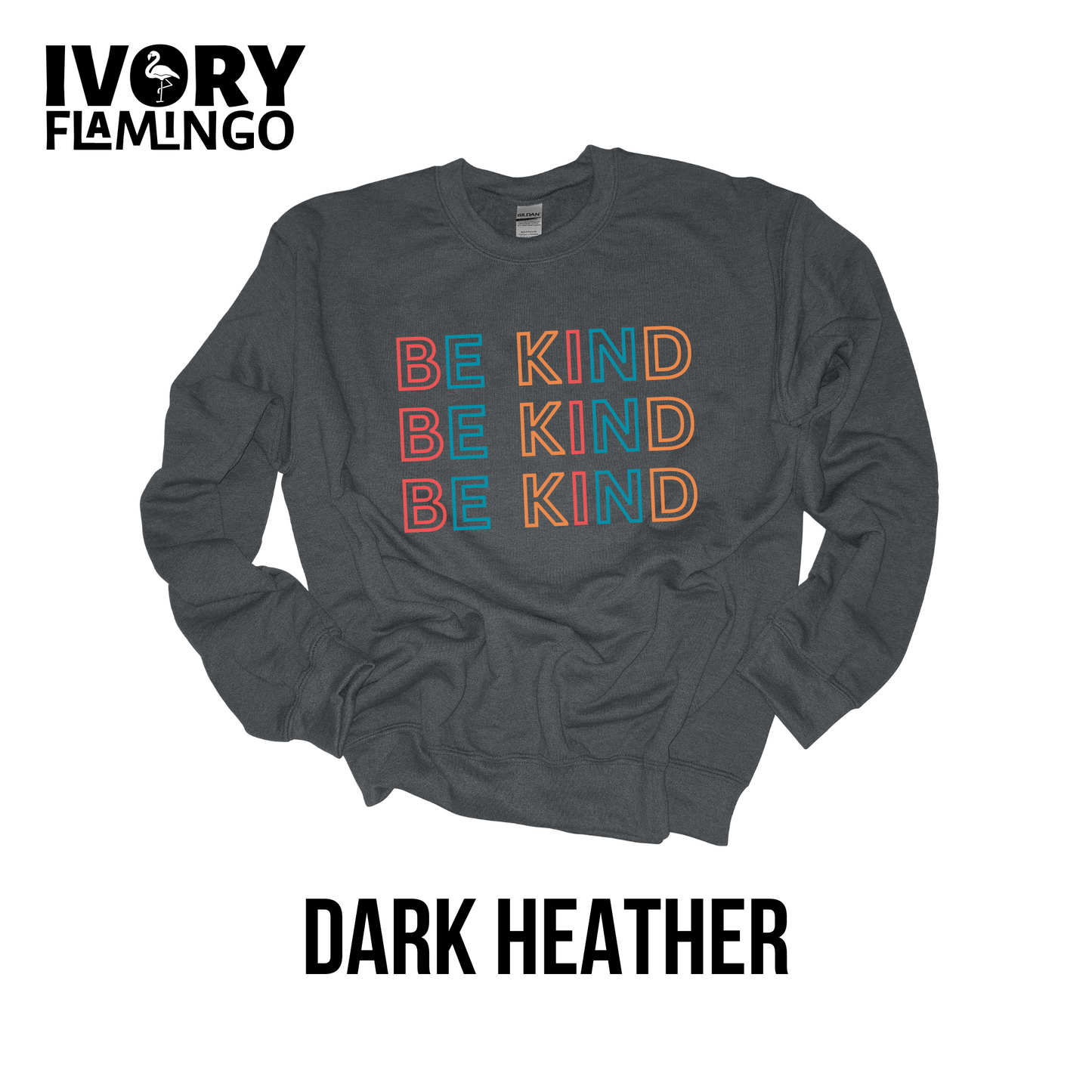Be Kind Color Block Crewneck