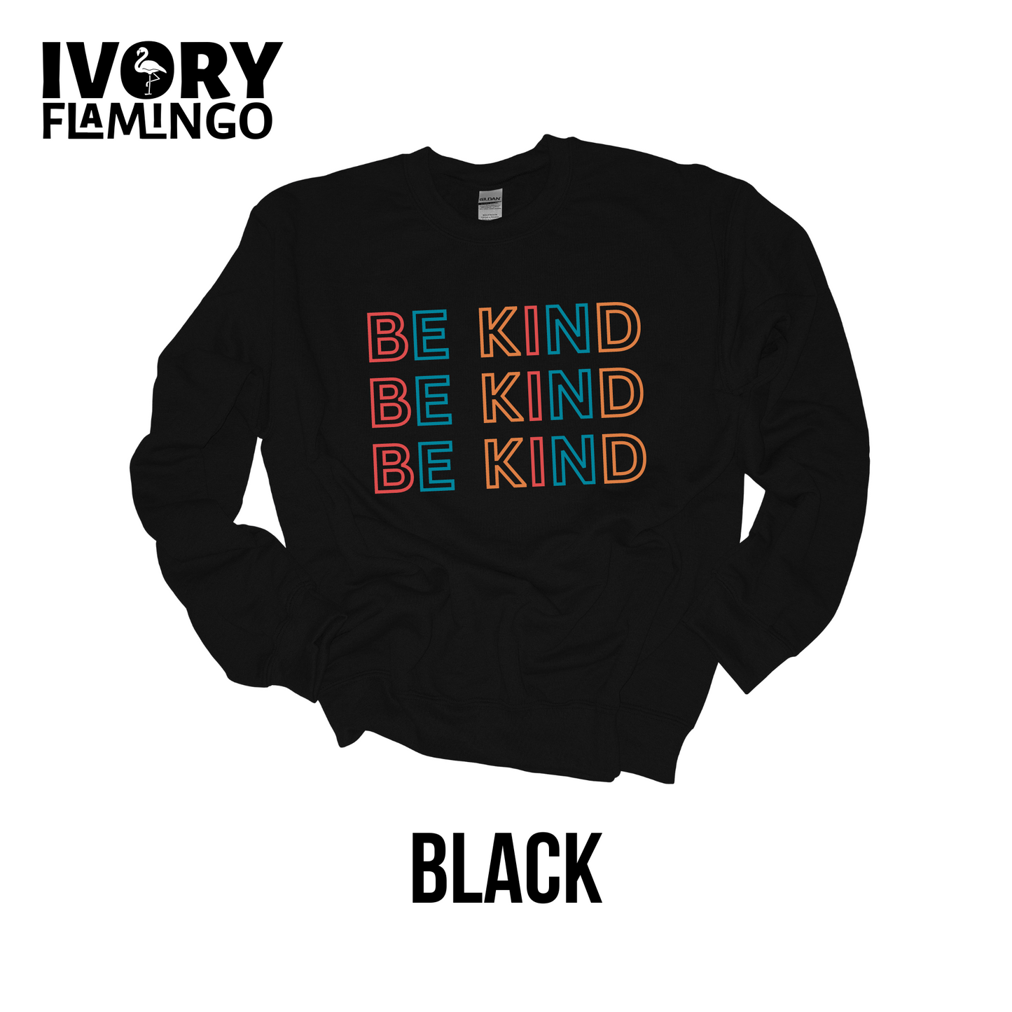 Be Kind Color Block Crewneck
