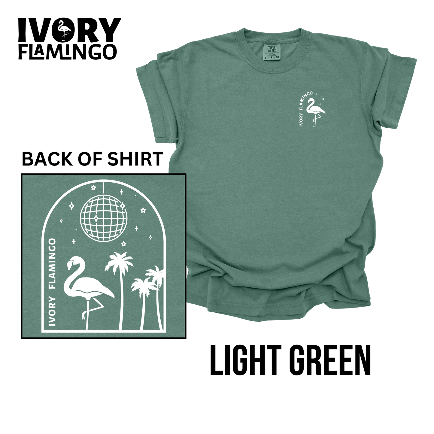 Ivory Flamingo Disco
