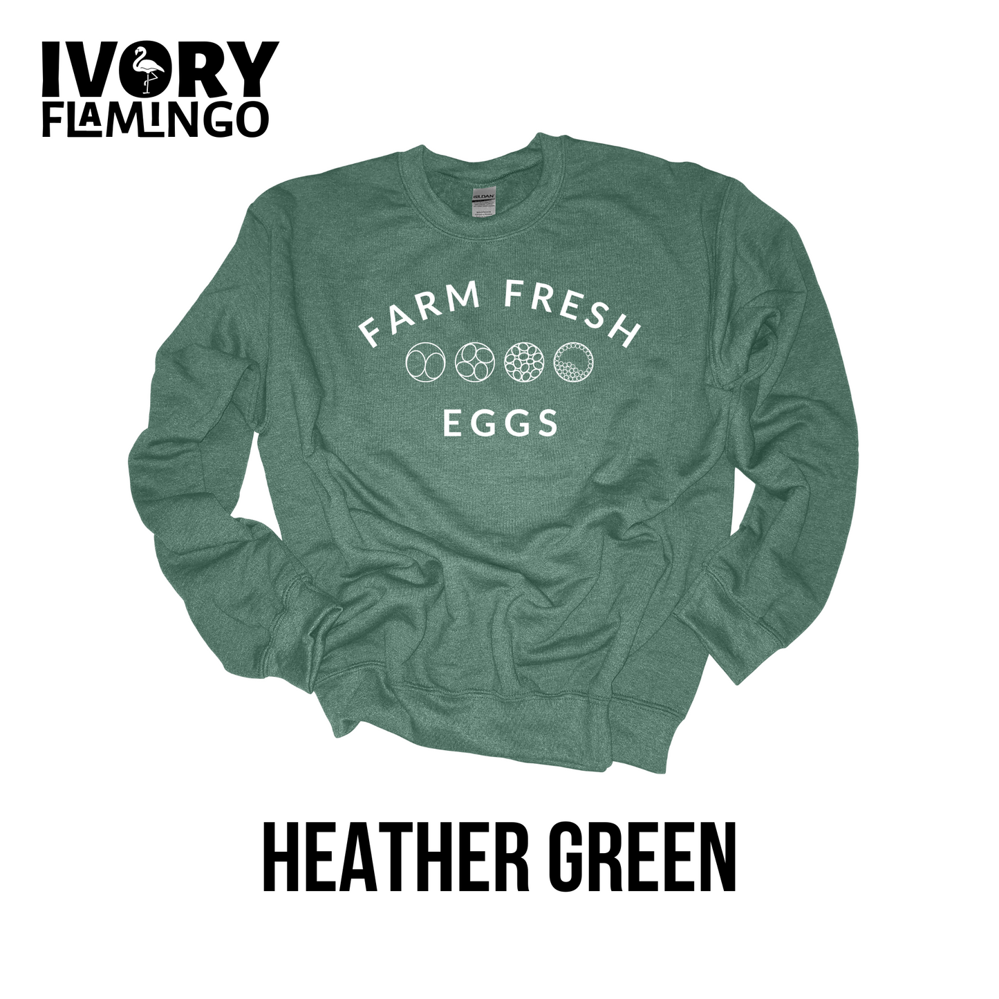 Farm Fresh Eggs (IVF) - Crewneck
