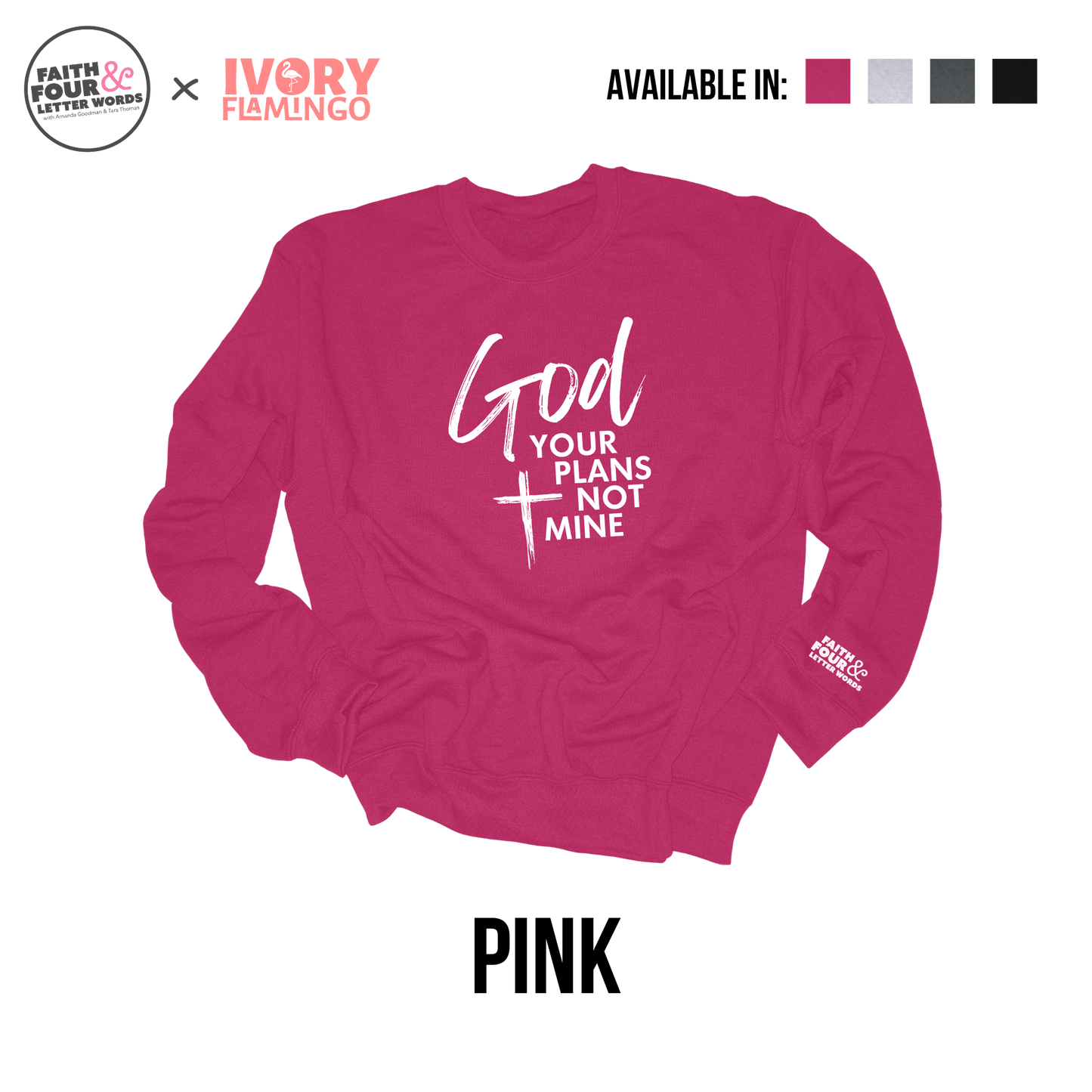 God Your Plans Not Mine - Crewneck