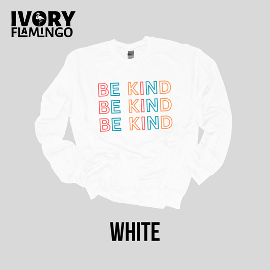 Be Kind Color Block Crewneck